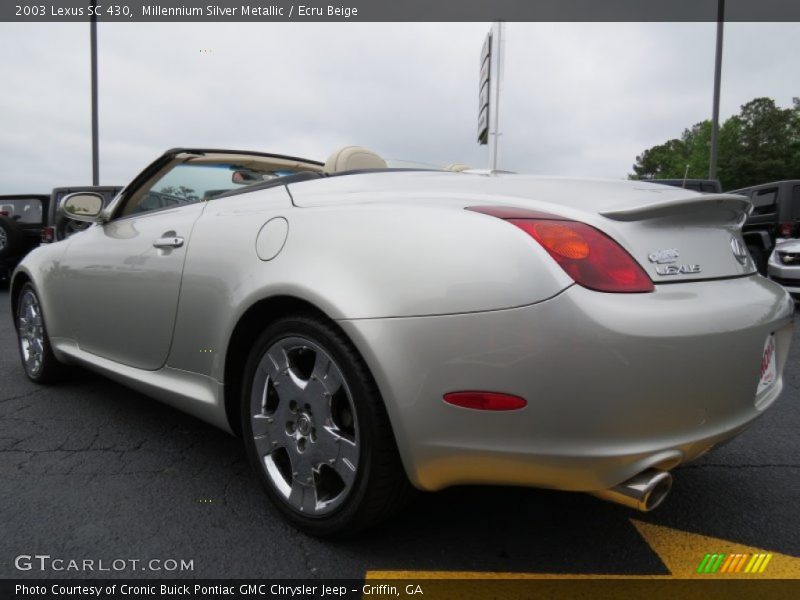 Millennium Silver Metallic / Ecru Beige 2003 Lexus SC 430