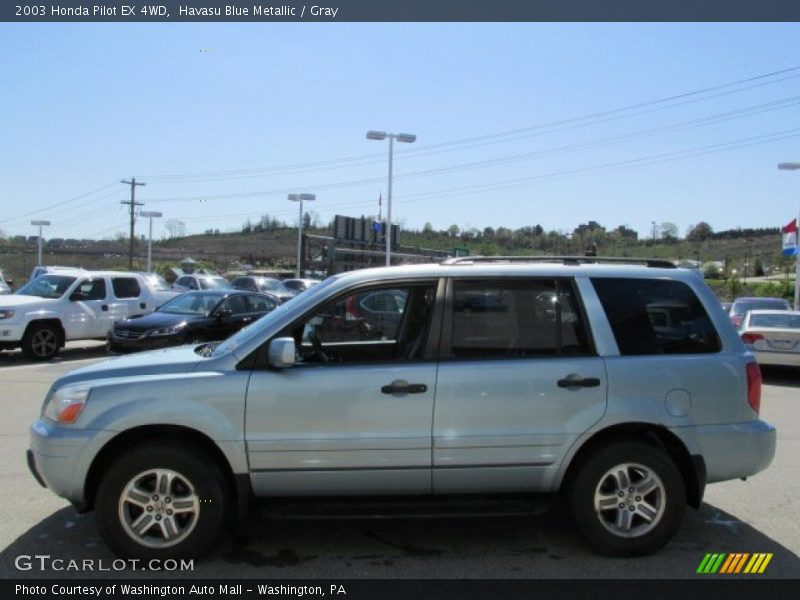 Havasu Blue Metallic / Gray 2003 Honda Pilot EX 4WD