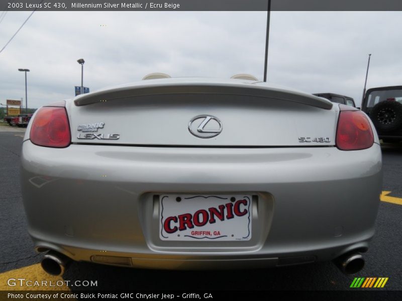Millennium Silver Metallic / Ecru Beige 2003 Lexus SC 430