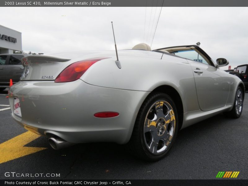 Millennium Silver Metallic / Ecru Beige 2003 Lexus SC 430