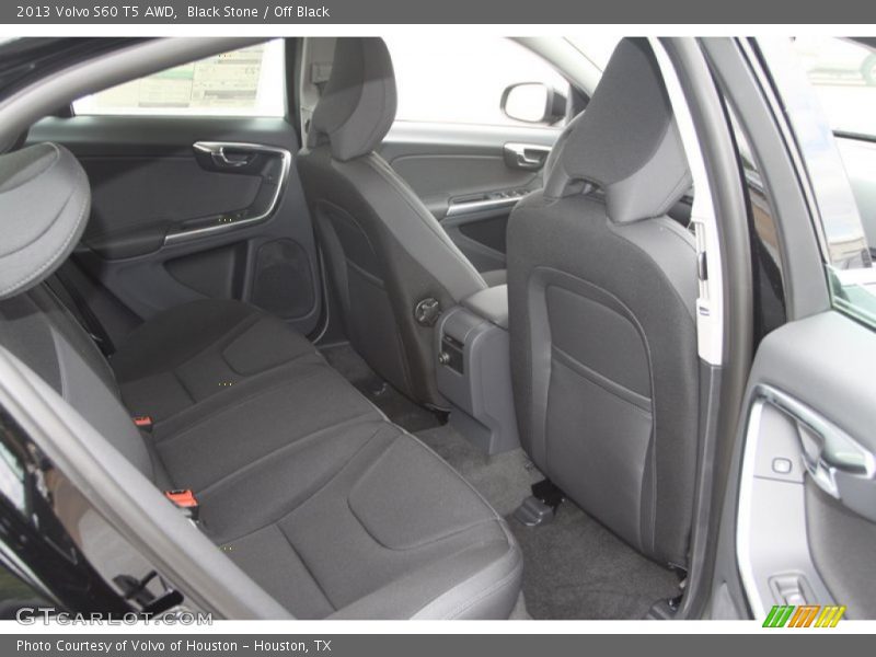 Rear Seat of 2013 S60 T5 AWD