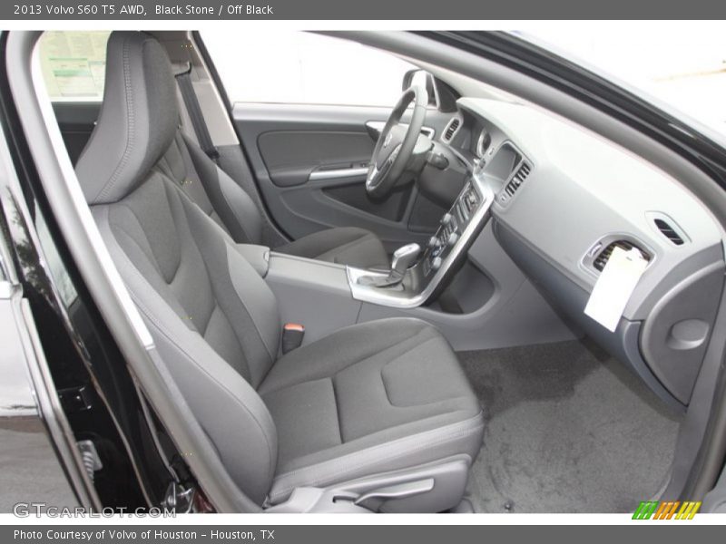 Front Seat of 2013 S60 T5 AWD