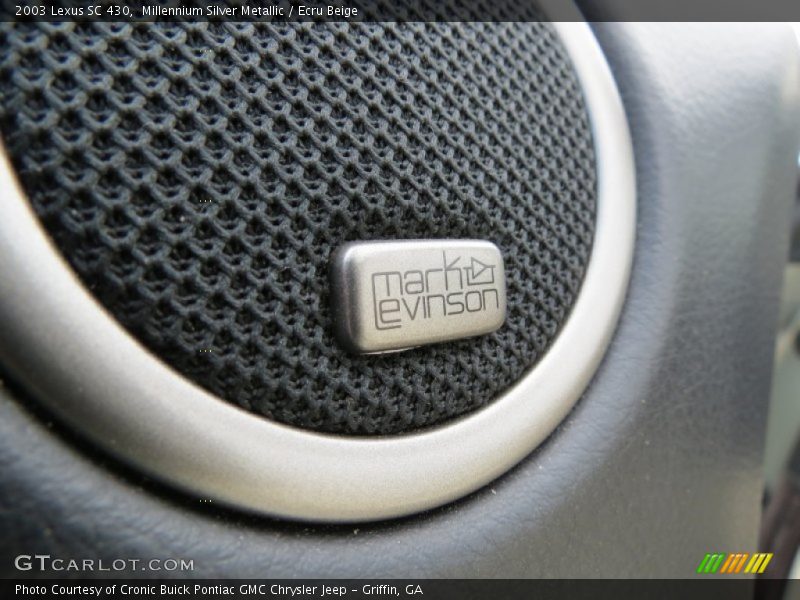 Audio System of 2003 SC 430