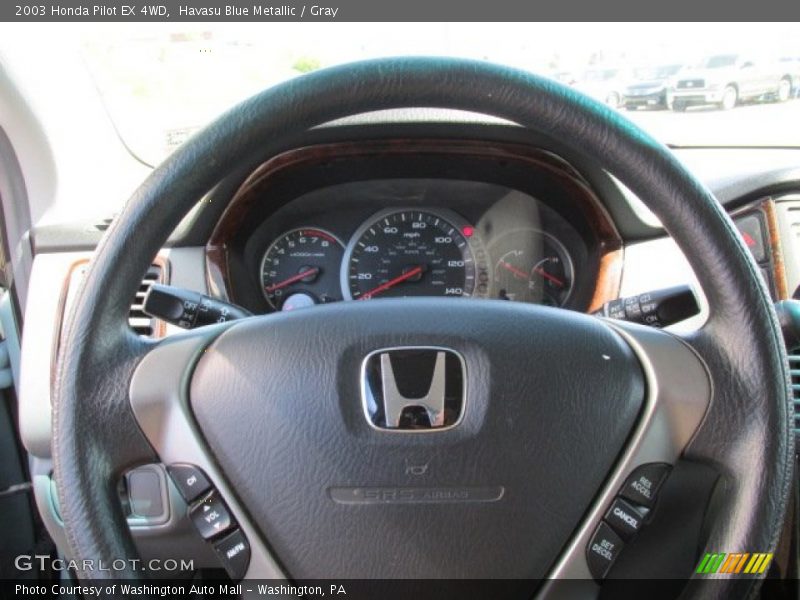 Havasu Blue Metallic / Gray 2003 Honda Pilot EX 4WD