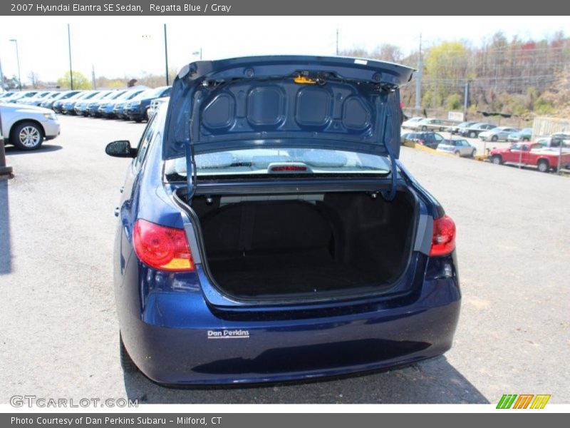 Regatta Blue / Gray 2007 Hyundai Elantra SE Sedan