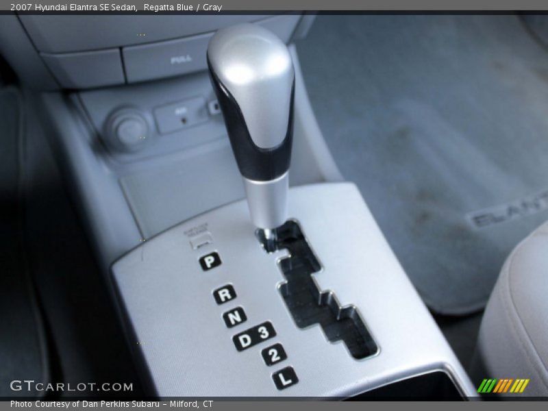 Regatta Blue / Gray 2007 Hyundai Elantra SE Sedan