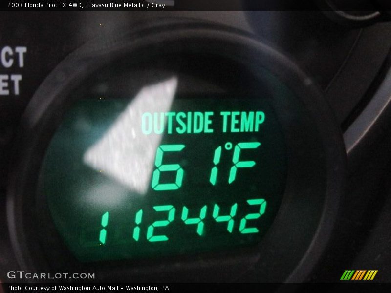 Havasu Blue Metallic / Gray 2003 Honda Pilot EX 4WD
