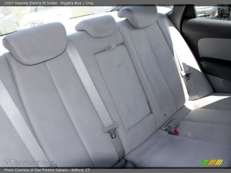 Regatta Blue / Gray 2007 Hyundai Elantra SE Sedan