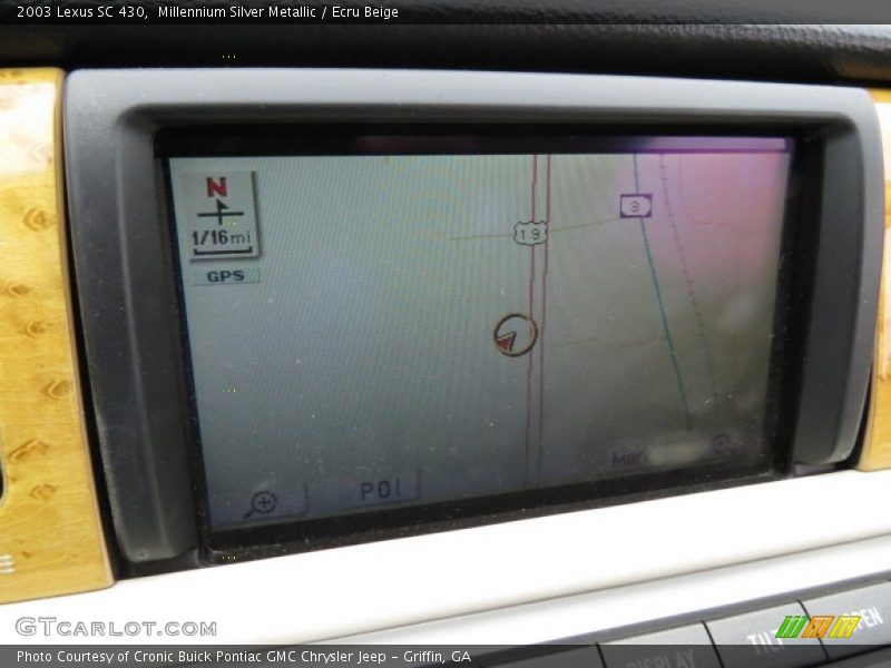 Millennium Silver Metallic / Ecru Beige 2003 Lexus SC 430