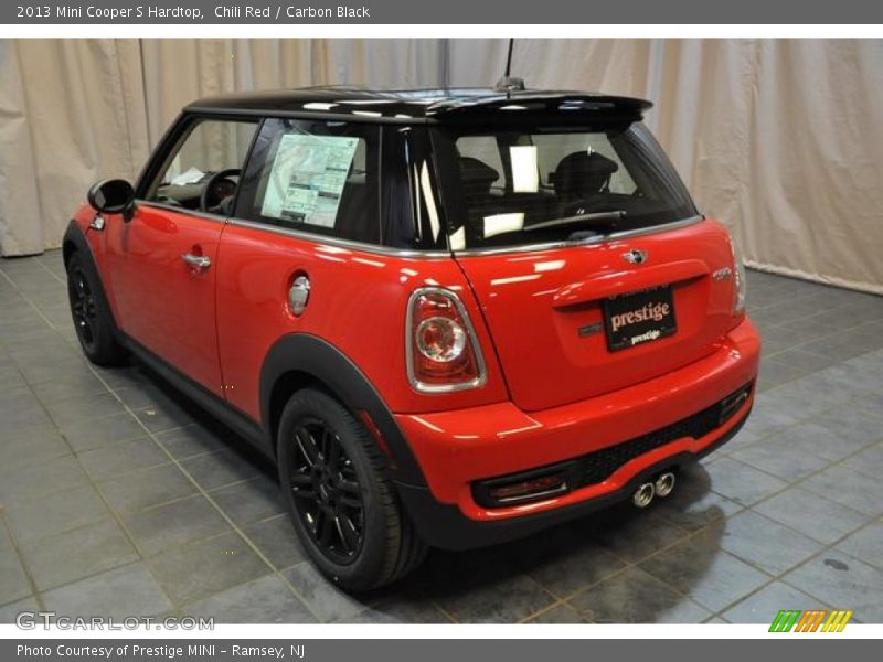 Chili Red / Carbon Black 2013 Mini Cooper S Hardtop