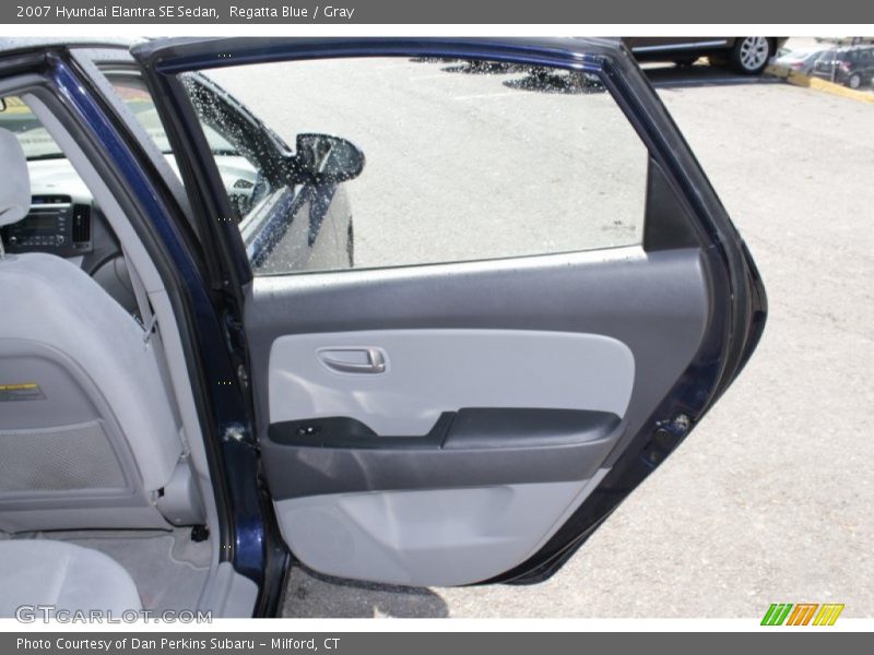 Regatta Blue / Gray 2007 Hyundai Elantra SE Sedan