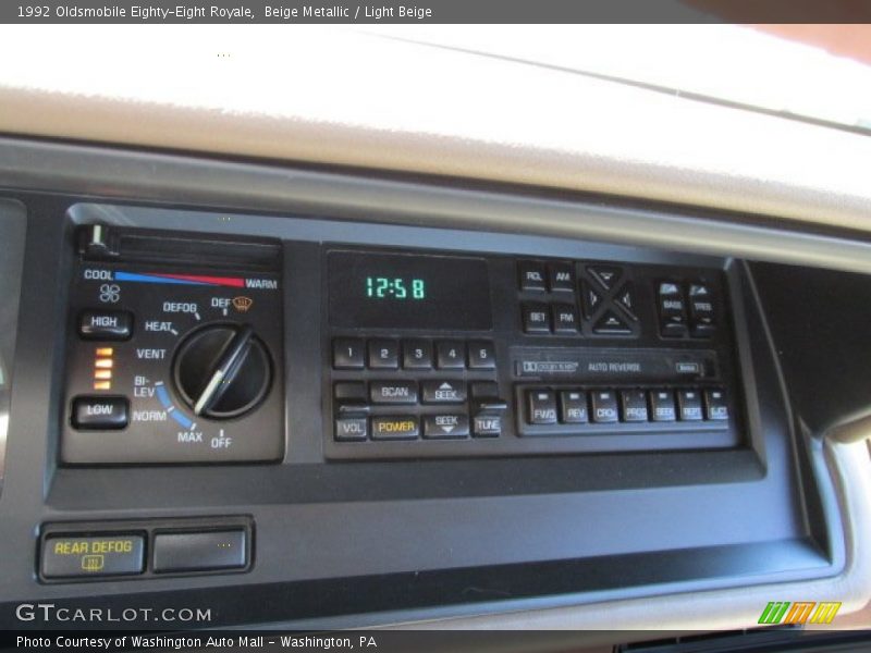 Controls of 1992 Eighty-Eight Royale
