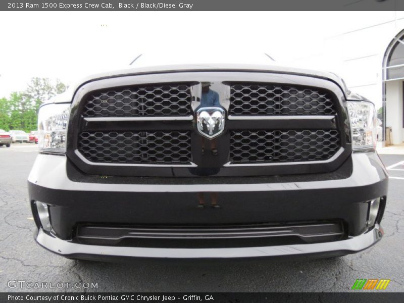 Black / Black/Diesel Gray 2013 Ram 1500 Express Crew Cab