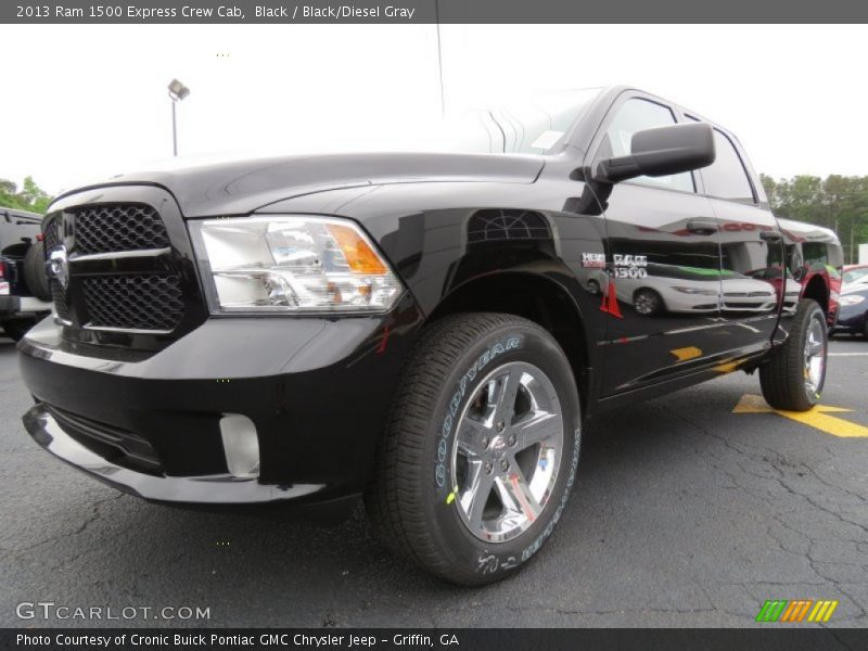 Black / Black/Diesel Gray 2013 Ram 1500 Express Crew Cab