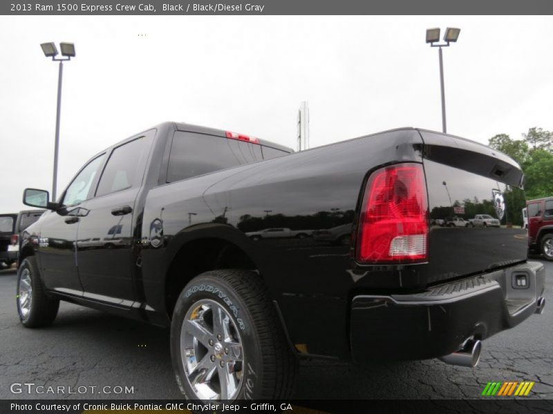 Black / Black/Diesel Gray 2013 Ram 1500 Express Crew Cab