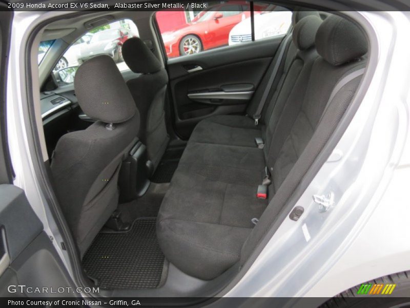 Alabaster Silver Metallic / Black 2009 Honda Accord EX V6 Sedan