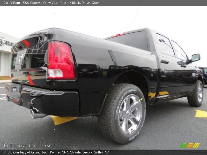 Black / Black/Diesel Gray 2013 Ram 1500 Express Crew Cab