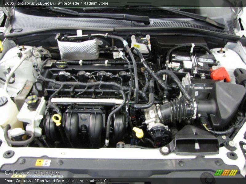 White Suede / Medium Stone 2009 Ford Focus SEL Sedan