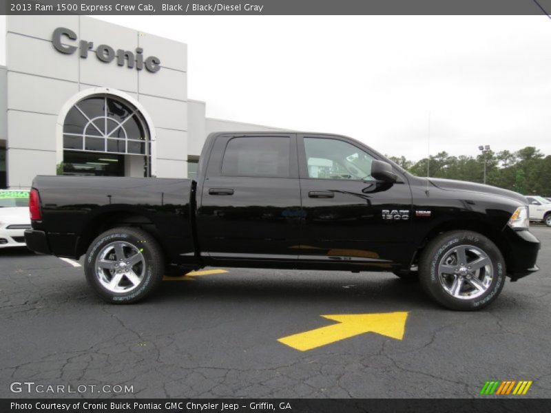 Black / Black/Diesel Gray 2013 Ram 1500 Express Crew Cab