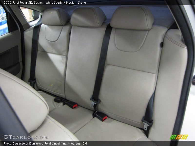 White Suede / Medium Stone 2009 Ford Focus SEL Sedan