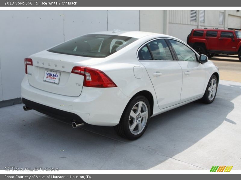 Ice White / Off Black 2013 Volvo S60 T5