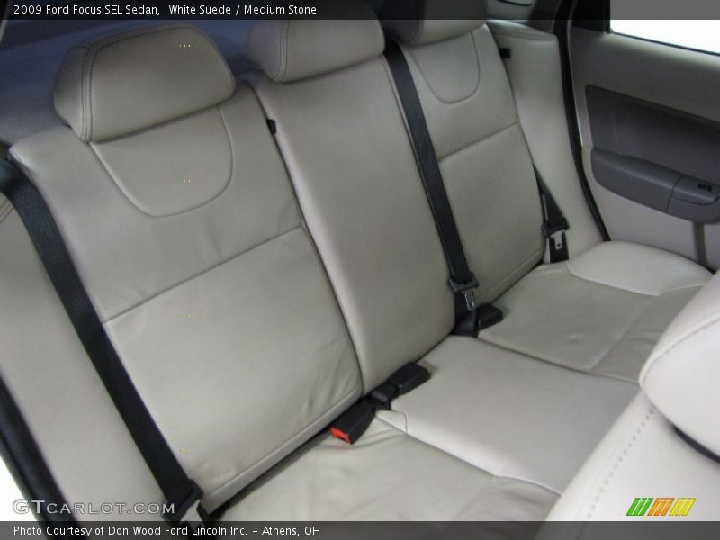 White Suede / Medium Stone 2009 Ford Focus SEL Sedan