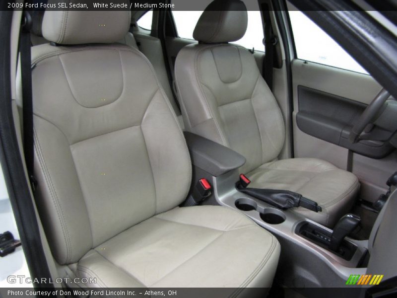White Suede / Medium Stone 2009 Ford Focus SEL Sedan