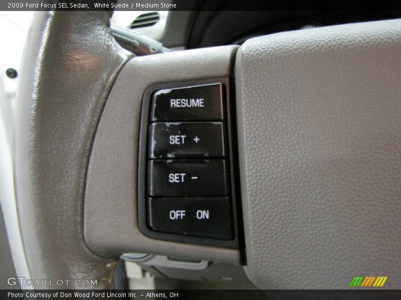 White Suede / Medium Stone 2009 Ford Focus SEL Sedan