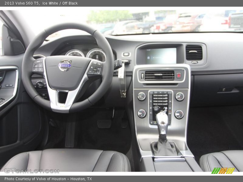 Ice White / Off Black 2013 Volvo S60 T5