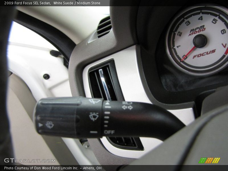 White Suede / Medium Stone 2009 Ford Focus SEL Sedan