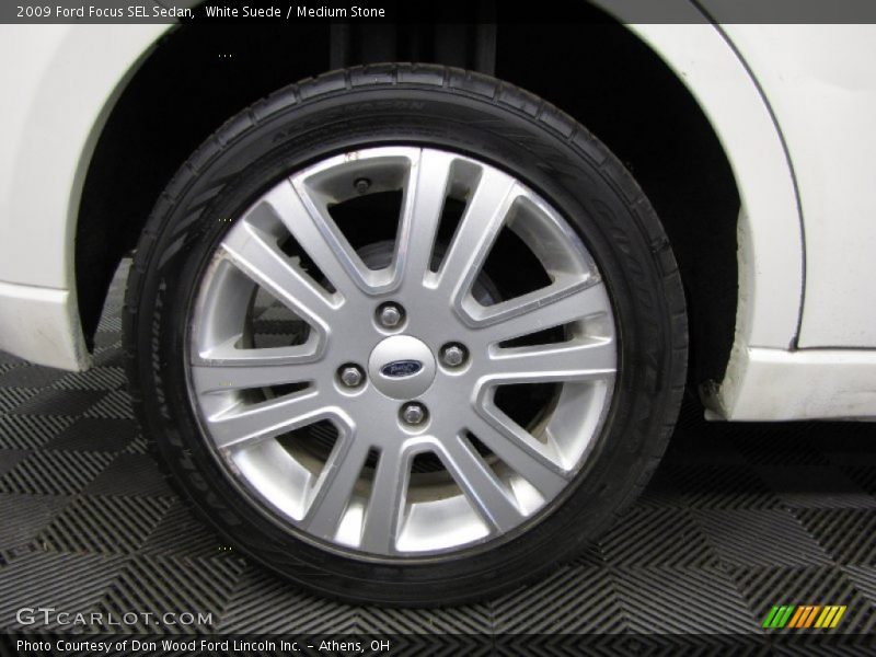 White Suede / Medium Stone 2009 Ford Focus SEL Sedan