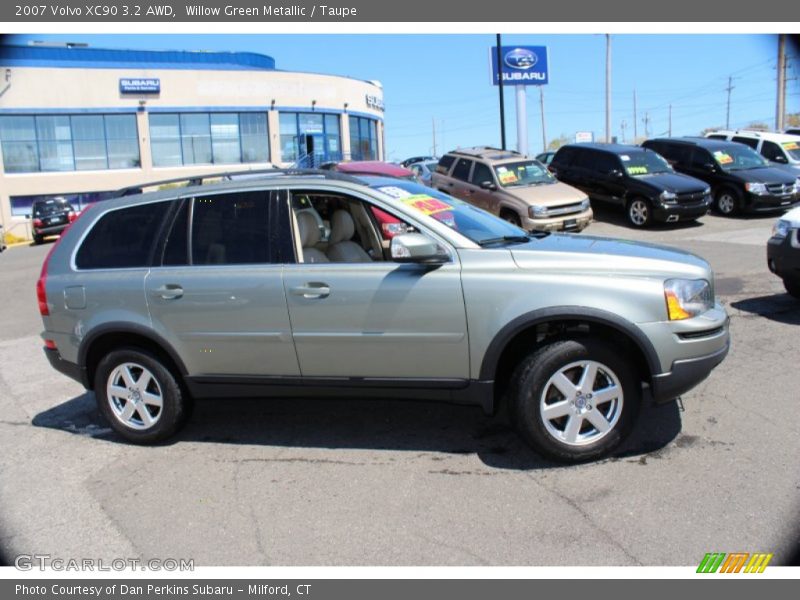 Willow Green Metallic / Taupe 2007 Volvo XC90 3.2 AWD