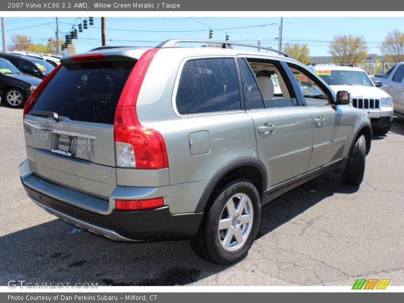 Willow Green Metallic / Taupe 2007 Volvo XC90 3.2 AWD