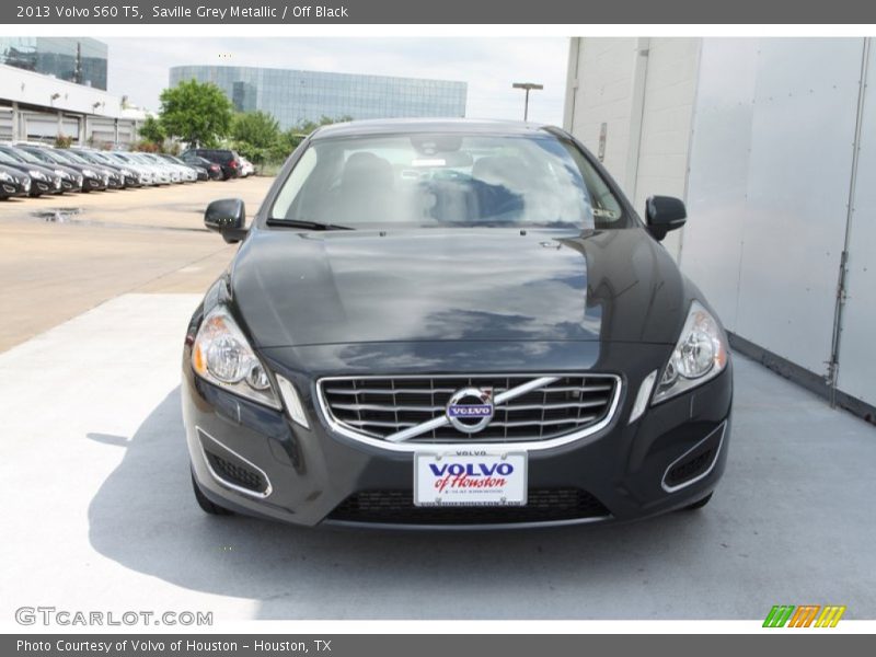 Saville Grey Metallic / Off Black 2013 Volvo S60 T5