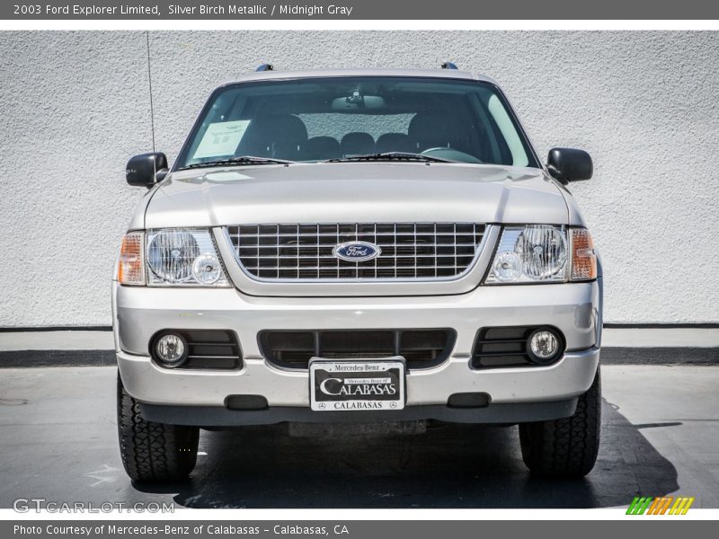 Silver Birch Metallic / Midnight Gray 2003 Ford Explorer Limited