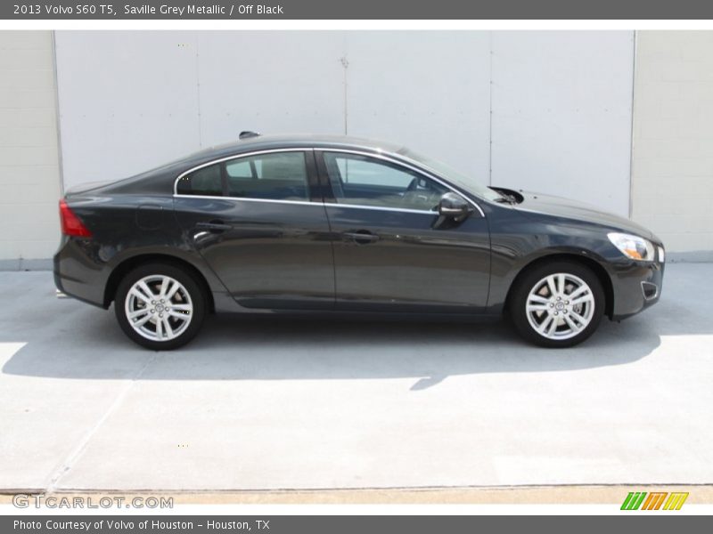 Saville Grey Metallic / Off Black 2013 Volvo S60 T5