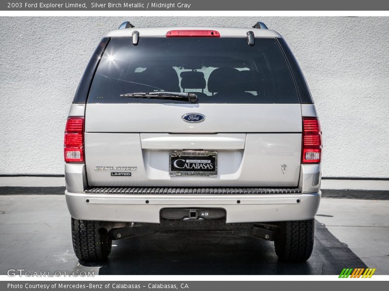 Silver Birch Metallic / Midnight Gray 2003 Ford Explorer Limited