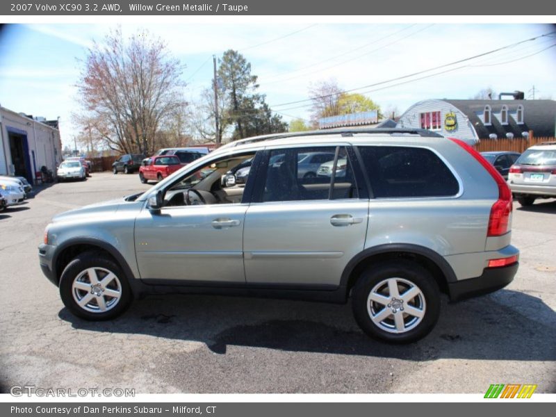Willow Green Metallic / Taupe 2007 Volvo XC90 3.2 AWD