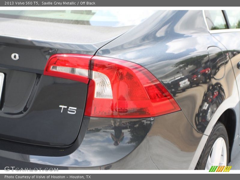 Saville Grey Metallic / Off Black 2013 Volvo S60 T5