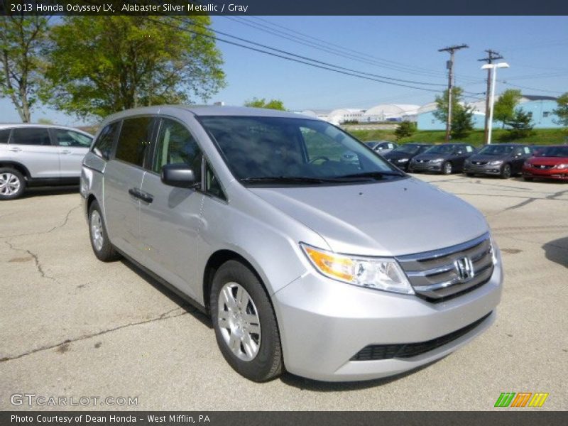 Alabaster Silver Metallic / Gray 2013 Honda Odyssey LX