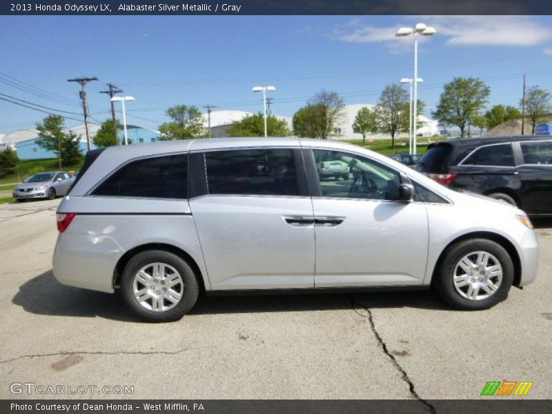 Alabaster Silver Metallic / Gray 2013 Honda Odyssey LX