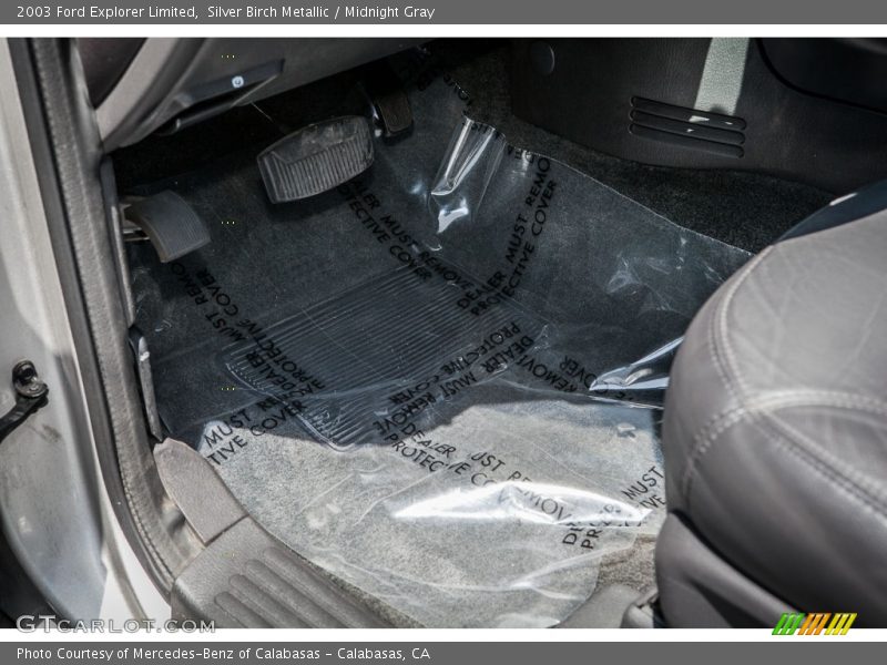 Silver Birch Metallic / Midnight Gray 2003 Ford Explorer Limited