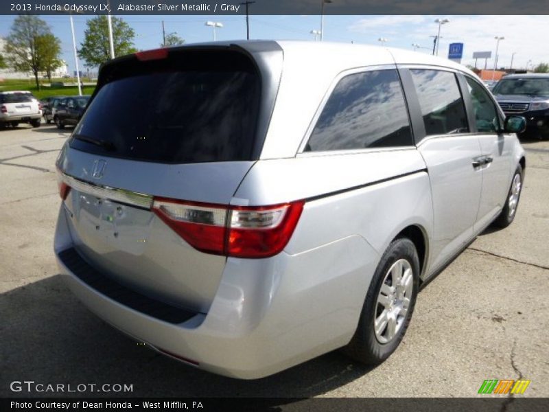 Alabaster Silver Metallic / Gray 2013 Honda Odyssey LX