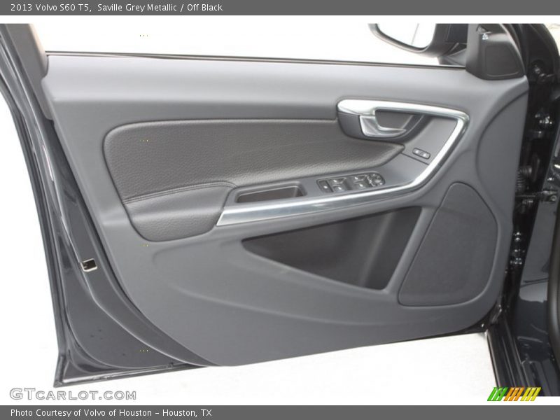 Saville Grey Metallic / Off Black 2013 Volvo S60 T5