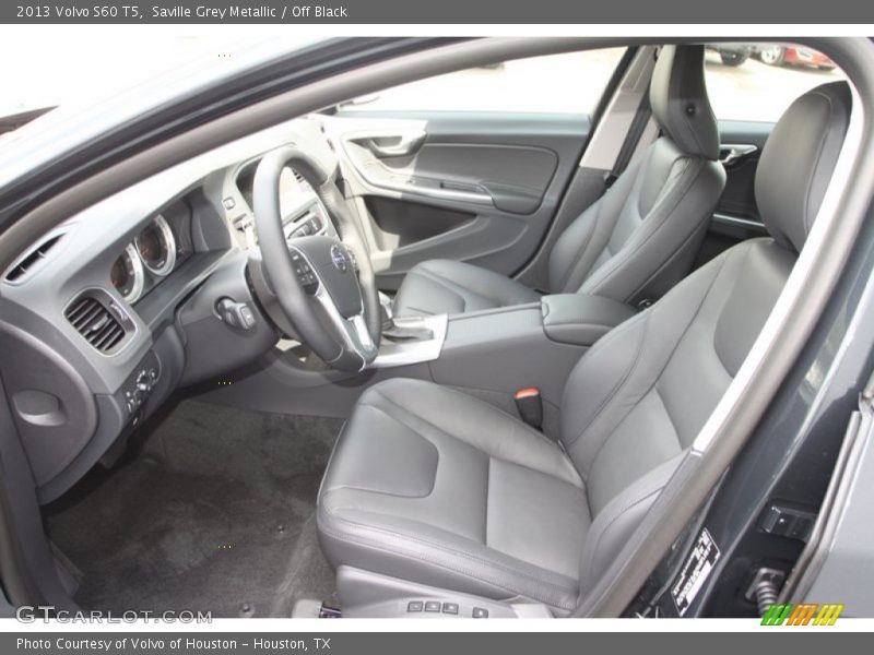 Saville Grey Metallic / Off Black 2013 Volvo S60 T5