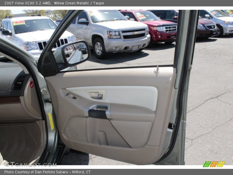 Willow Green Metallic / Taupe 2007 Volvo XC90 3.2 AWD