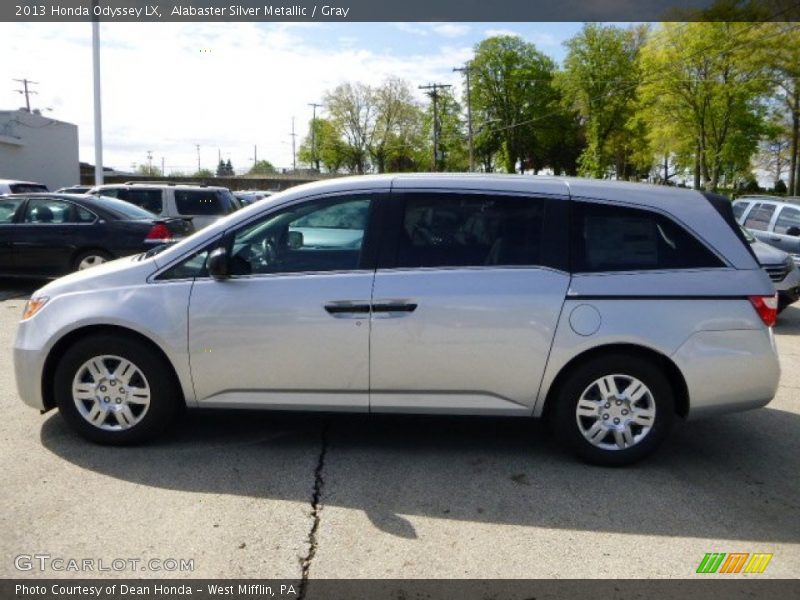 Alabaster Silver Metallic / Gray 2013 Honda Odyssey LX