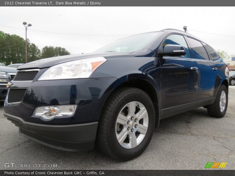 Dark Blue Metallic / Ebony 2012 Chevrolet Traverse LT