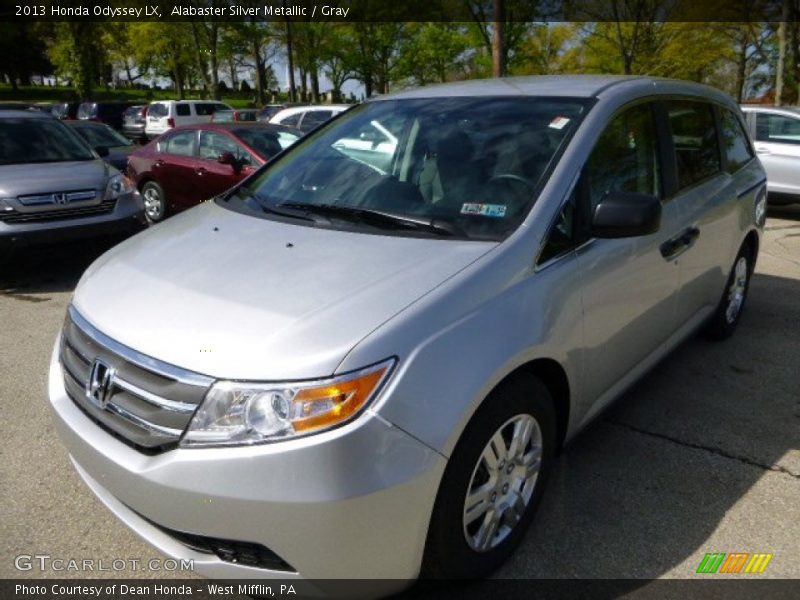 Alabaster Silver Metallic / Gray 2013 Honda Odyssey LX