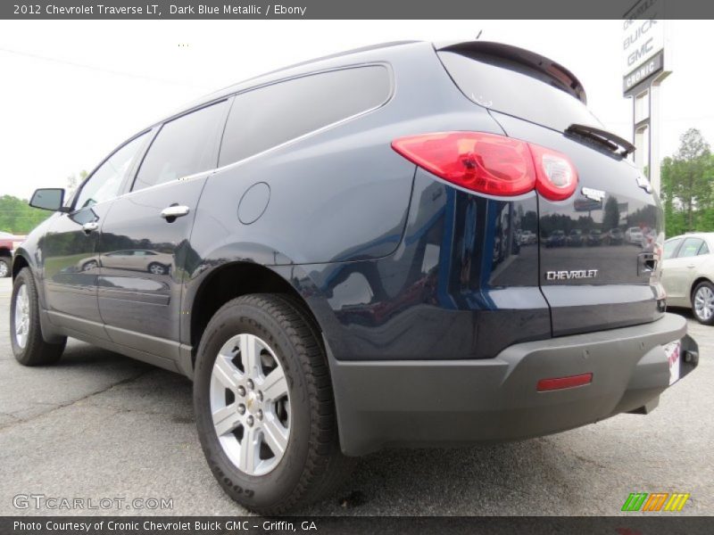 Dark Blue Metallic / Ebony 2012 Chevrolet Traverse LT